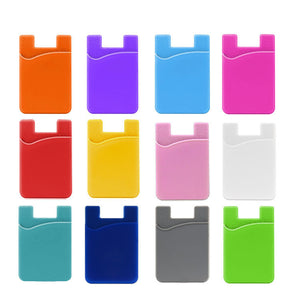 Silicone Back cover for mobile phones with card slot