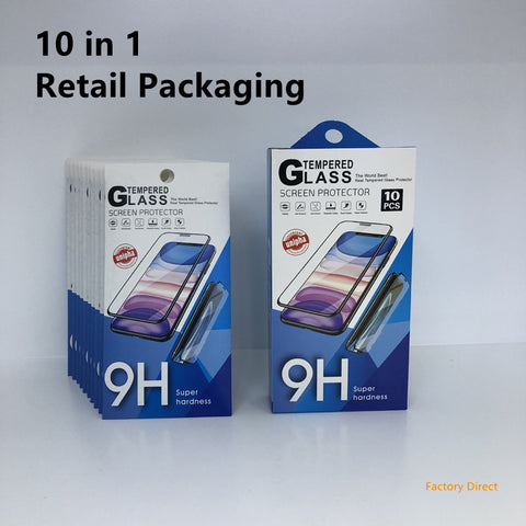 Image of Slim Paper bag retail packaging for screen protect tempered glass