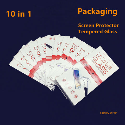 Image of Slim Paper bag retail packaging for screen protect tempered glass