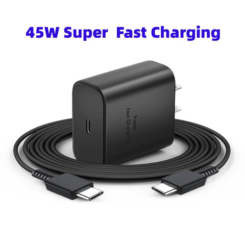 Image of 45W Fast charger KIT For Samsung mobile phones S20 21 22 23