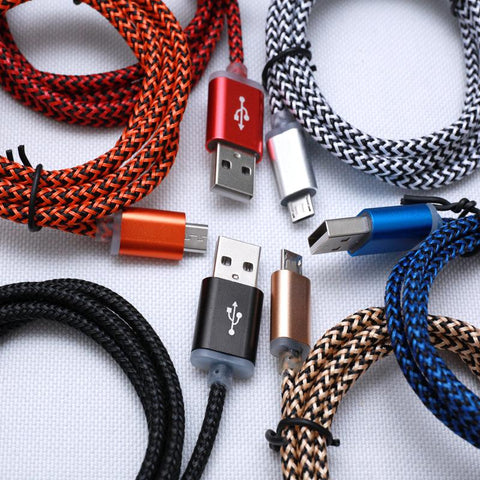 Image of 3ft 2A usb data cable for lightning apple iphone micro b C