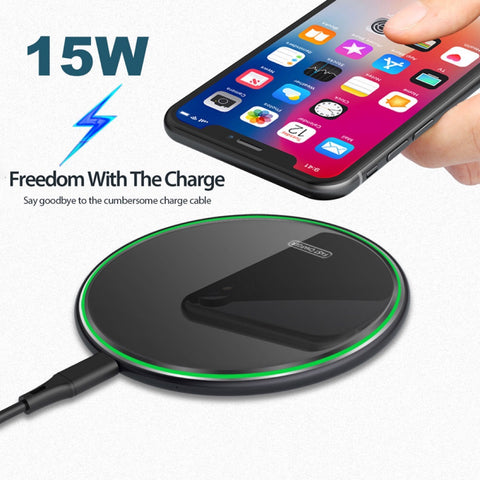 Image of Super Safe 15W Fast Charge Wireless Charger for smart phones