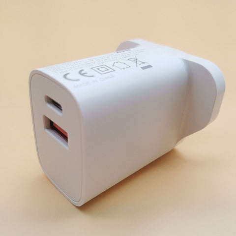 Image of 20W PD USB C phone Charger UK standard with CE Certificate UK regulations