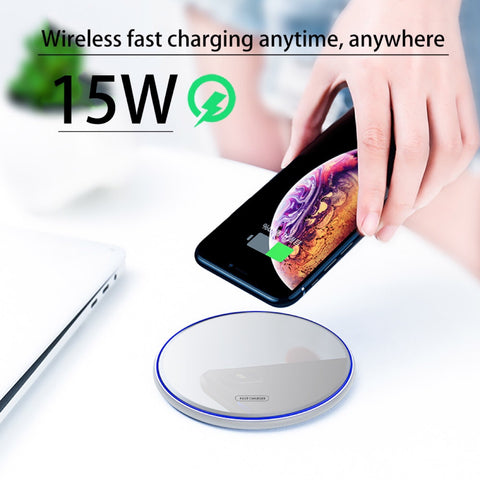 Image of Super Safe 15W Fast Charge Wireless Charger for smart phones